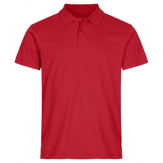 POLOSHIRT CLIQUE BASIC POLO 028230 35 ROOD Polo korte mouw