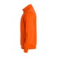 ZIPSWEATER CLIQUE 021033 170 CLASSIC HALF ZIP SIGNAAL ORANJE Bedrijfskleding bedrukken