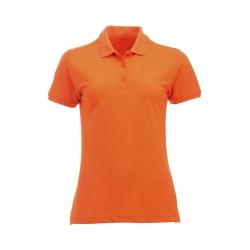 POLOSHIRT CLIQUE MANHATTAN LADIES 028251 170 SIGNAAL ORANJE