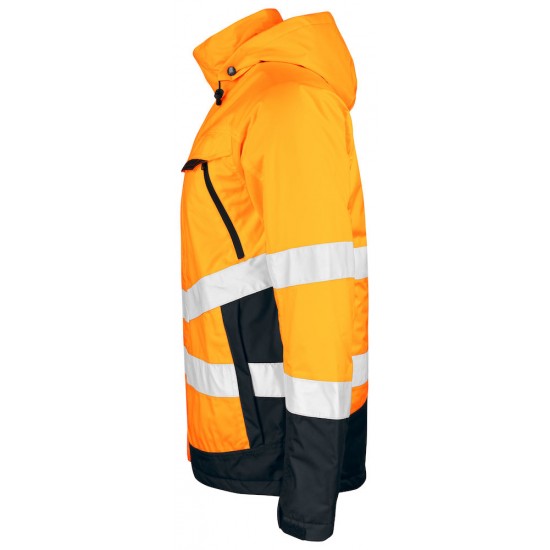 JACK JOBMAN 65138362 3199 FLUOR ORANJE HI VIS LINED JACKET Bedrijfskleding bedrukken