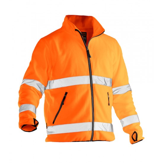 FLEECE VEST JOBMAN 65550275 3100 FLUOR ORANJE HI VIS FLEECE JACKET Bedrijfskleding bedrukken