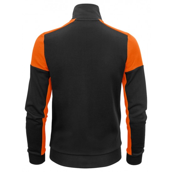 SWEATVEST PRINTER PRIME LADIES 2262062 9030 ZWART ORANJE Bedrijfskleding bedrukken