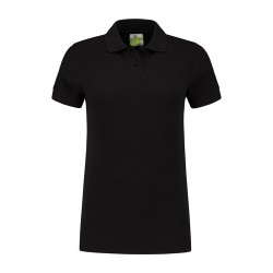 POLOSHIRT L&S BASIC PIQUE SS FOR HER 3535 BLACK